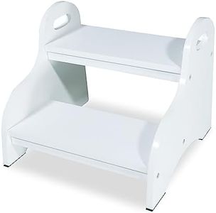 Kiddy dreams Marchepied en Bois pour Enfants avec 2 marches, Escabeau Enfant, Tabouret Montessori, Supporte jusqu'à 60 kg