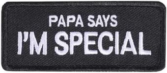 OneTigris Original Patch Tactical Morale Military Patch Mama Says I'm Special (Black)