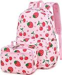 Kids Backpack for Girls Strawberry 