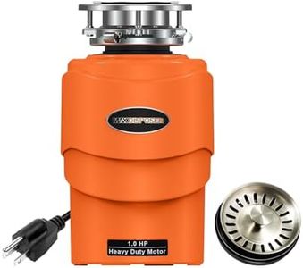 MAX DISPOSER 1 HP Ultra Quiet Garbage Disposal