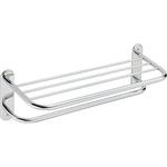 Moen 5208-241PS 24-Inch Hotel Shelf with Single Towel Bar (Stainless)