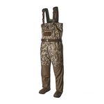 Gator Waders Mens Shield Insulated Chest Duck Hunting Waders for Men with Boots Waterproof Breathable Camo Waiters for Waterfowl Hunting (Regular 11, Mossy Oak Original Bottomland)