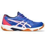 Asics Womens Gel-Rocket 11 - Asics Blue/White Sports Shoes, UK - 7