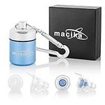 macika Noise Cancelling Ear Plugs Silicone High Fidelity Earplugs Hearing Protection Ear Protectors With Acoustic Filter to Prevent Tinnitus. Ideal For, Musicians, Concerts, Music Festivals, Clubs, DJ