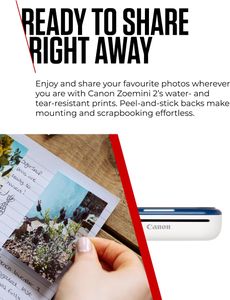 Canon Zoemini 2 Portable Photo Printer – Navy Blue