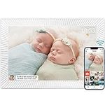 FRAMEO Digital Photo Frame 10.1 inch with 32G Internal Storage Smart WiFi Digital Picture Frame, 1280x800 IPS Touch Screen Motion Sensor Auto-Rotation Share Photos and Videos Instantly via Frameo APP