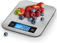 Duronic Kitchen Scales KS1007 for Baking Postal Parcel Weigh 10KG Capacity| Silver | Tare | 1g Precision
