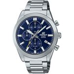 Casio Men's Chronograph Quartz Watch with Stainless Steel Strap EFB-710D-2AVUEF, Silver, Bracelet, Silver, Bracelet
