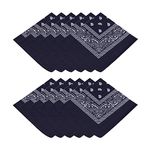 MissShorthair Bandanas Face Scarf for Men & Women - Bandana Headband Handkerchiefs Scarf for Dust, Sports, Outdoor