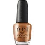 OPI Nail Lacquer, Brown Nail Polish, Up to 7 Days of Wear, Chip Resistant & Fast Drying, Fall '24, Metallic Mega Mix Collection, Millennium Mocha, 0.5 fl oz