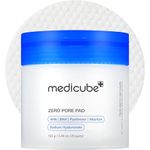 Medicube Zero Pore Pads 2.0 - Dual-Textured Facial Toner Pads for Exfoliation and Minimizing Pores with 4.5% AHA Lactic Acid & 0.45% BHA Salicylic Acid - Ideal for All Skin Types - Korean Skin Care