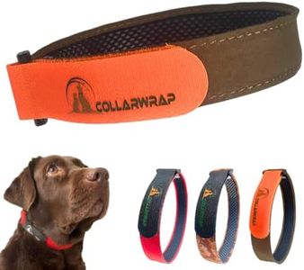 Funda Collar Antiparasitario para Perros Grandes y Pequeños - Fundas Protectoras Modernas para Collares Antiparasitos - Varios Diseños y Tamaños (Verde Militar, XXL: de 53 a 60 cm)