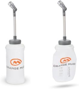 Orange Mud 500ml Soft Flask – 17oz Collapsible Hydration Bottle – BPA & PVC Free – Ultra-Light, Leak-Proof, Soft Material – Fits Any Pocket – with Optional Tube & Bite Valve
