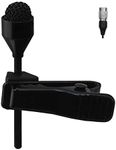 J K MIC-J 044 Lapel Microphone Lavalier Microphone Compatible with Audio Technica Bodypack Transmitter