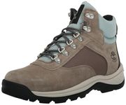 Timberland Women's White Ledge Waterproof Mid Leather Hiking Boot, Beige, 7.5