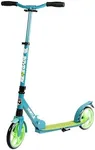 Hurtle Renegade Kick Scooters for Kids Teenagers Adults- 2 Wheel Kids Scooter with Adjustable T-Bar Handlebar - Alloy Anti-Slip Deck - Portable Folding Scooters for Kids with Carrying Strap