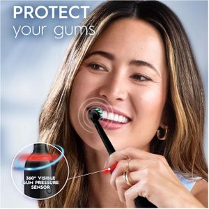 Oral-B Pro 3 Electric Toothbrush 2-Pack – Rechargeable, Black & Pink