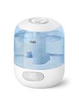 Dreo Humidifiers for Bedroom, Cool Mist Ultrasonic Humidifiers with Oil Diffuser, 30Hr Runtime, Top Fill 3L Tank, Humidity Sensor, Night Light for Baby, Nursery, 362° Nozzle for Plants and Home, Blue