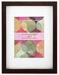 MCS Art 9 by 12-inch Shadow Box Frame with 6 by 8-inch Mat Opening, Walnut