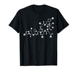 Oxytocin Molecule and Flowers Love Hormone Chemistry Design T-Shirt