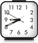 AMIR Analog Alarm Clock, Silent Non