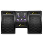 Donner Bluetooth Page Turner Pedal, Wireless Page Turner Pedal Rechargeable Sheet Music Reading Controller for Tablets, Black