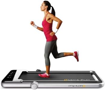 Toning Let's Play Lp-Wpad 2 In1 Folding Smart Treadmill For Home 2.5Hp (4Hp Peak) Dc Motorized Treadmill Under Desk Walking Pad Treadmill/Running Pad Flexpad Remote And App Control (Black)