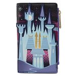 Loungefly Licensed Disney Princess Cinderella Castle Series Flap Wallet