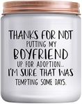 Gifts for Boyfriends Mom - Women Funny Gifts for Mother in Law, Birthday Gift Mothers Day Christmas&Thanksgiving Day Gifts for Boyfriend's Mom, Dad Boyfriend's Family Presents Lavender Candle