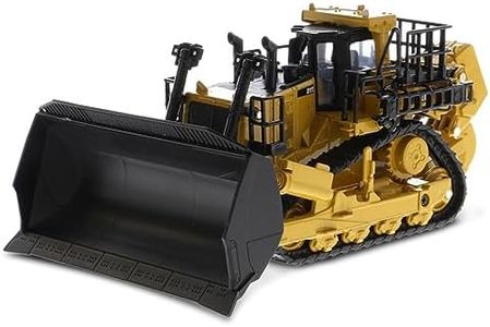 DM DIECAST MASTERS 1:64 Cat D11 Bulldozer with 2 Blades & Rear Rippers, Yellow