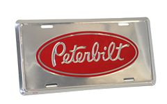 Peterbilt Motors Trucking Company Deluxe License Plate