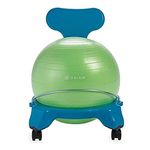 Gaiam Kids Balance Ball Chair-Blue and Green