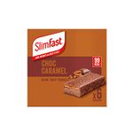 SlimFast Snack Bar, Low Calorie Snack, Choc Caramel Flavour, 30 x 26 g Multipack (Packing may vary)