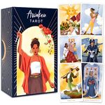 Tarot Cards with Guide Book - Modern Tarot Deck Inspired by The Rider Waite Tarot Deck - Tarot Cards for Beginners and Professionals,Tarot Cards with Meanings on Them,Tarot Deck with Guidebook