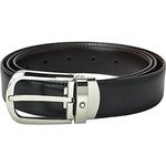 Montblanc Men's Cinturón Ejecutivo Reversible Cortado A La Medida - Cinturón, 3, Multicolor (negro/marrón) Belt Not Applicable, Multicolour (Negro/Marrón 000), 46 (Manufacturer Size: Única)