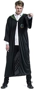 Harry Potter Rubie's Costume Serpeverde Slytherin adulto (889968-STD), nero, taglia unica