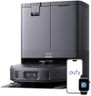 eufy X10 Pro Omni Robot Vacuum and Mop with 8,000 Pa Suction, Dual Mops with 12 mm Auto-Lift and Carpet Detection, AI Obstacle Avoidance Robot Vacuum Cleaner, Self-Emptying, Self-Refilling (Black)