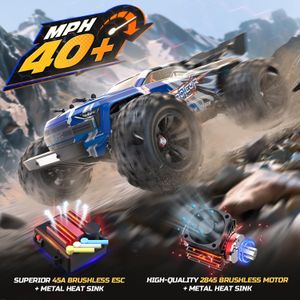 DEERC 1:16 Brushless RC Truck – High-Speed Remote Control Car