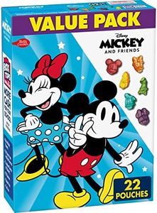 Micky & Friends Fruit Flavored Snacks, Treat Pouches, Value Pack, 22 ct