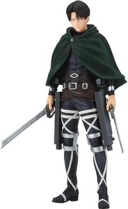 Banpresto - Figura de Acción Levi Attack On Titan, La Ultima Temporada, 16 cm, BP18813, Multicolor