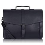 Men's Leather Briefcase For Travel Office Business