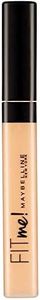 Maybelline New York, Corrector de Ojeras e Imperfecciones Fit Me, Todo Tipo de Pieles, 30 Café, 6,8 ml