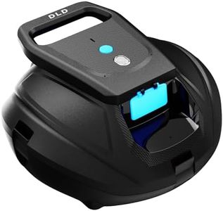 D L D pool robot, 4000mah battery, 120min powerful cleaning, cordless pool vacuum cleaner battery, automatic parking, LED indicators, IPX8 waterproof, ideal for pools 90 m²