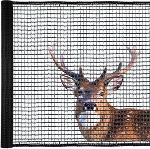 Junkogo Deer Fence Netting for Garden, 7x100 FT Plastic Mesh Fencing Roll