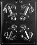 Grandmama's Goodies N068 Anchor Chocolate Candy Soap Mold with Exclusive Molding Instructions