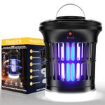 Bug Zapper Outdoor, Mosquito Zapper Outdoor with LED Light, 4200V 30W Electric Bug Zapper,IPX6 Waterproof Fly Trap, 2-in-1 Fly Zapper Indoor