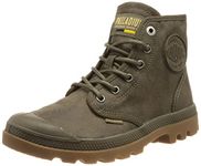 Palladium Men's Pampa Hi Wax Sneaker Boots, Major Brown, 7 UK