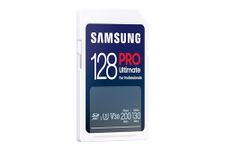 SAMSUNG PRO Ultimate Full Size 128GB SDXC Memory Card, Up to 200 MB/s, 4K UHD, UHS-I, C10, U3, V30, A2, for DSLR, Mirrorless Cameras, PCs, MB-SY128S/WW