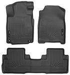 Husky Liners Weatherbeater Series | Front & 2nd Seat Floor Liners - Black | 98471 | Fits 2015-2016 Honda CR-V 3 Pcs