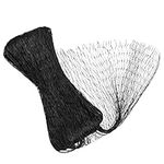 15M*4M Black Garden Netting Grass Seed Netting Reusable Lawn Netting for Pea, Strawberry, Pond Netting, Vegetables and Trees Protection and Pest Control (4x15m)